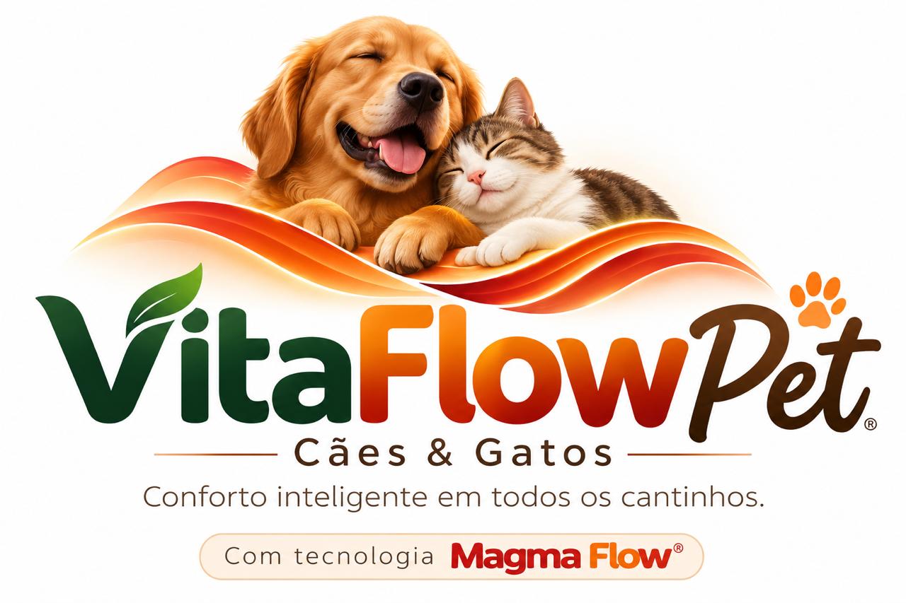 Vita Flow Pet — Cães e Gatos. Com tecnologia Magma Flow®.